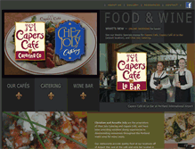 Tablet Screenshot of caperscafe.com